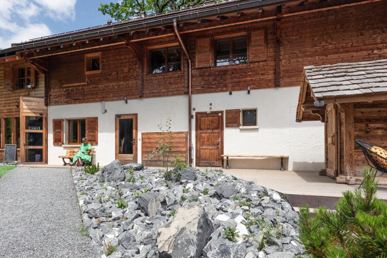 Le Wafo Hotel Gryon Bagian luar foto