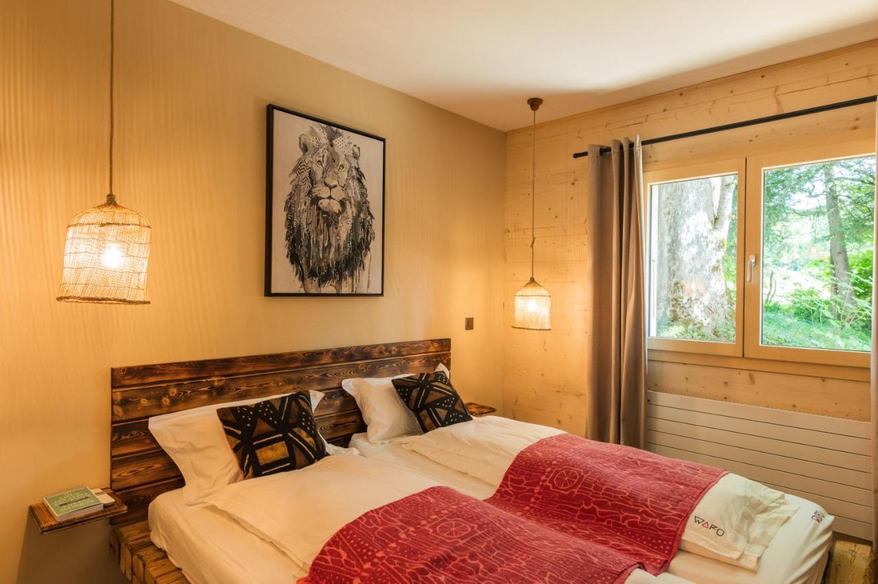 Le Wafo Hotel Gryon Bagian luar foto